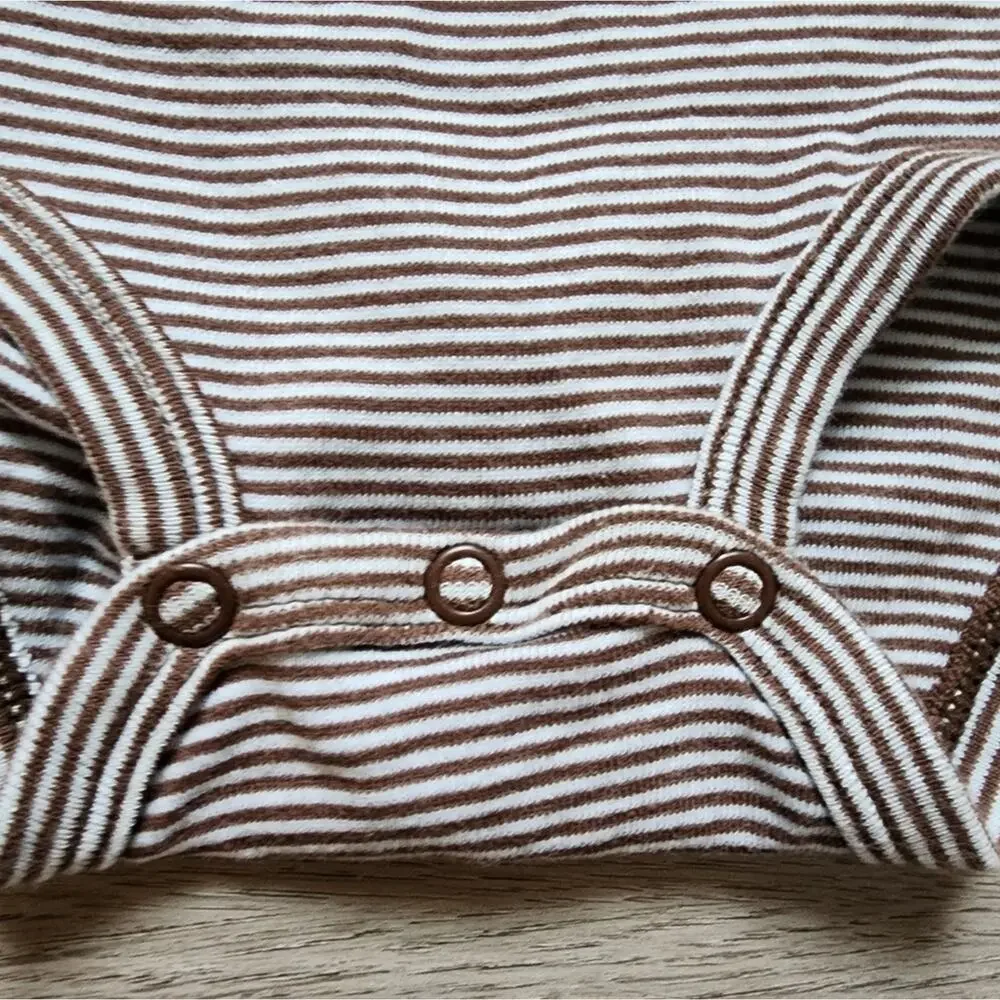 Carter's Boy's Infant Short Sleeve Striped Button Closure Bodysuit 18 Months 18M